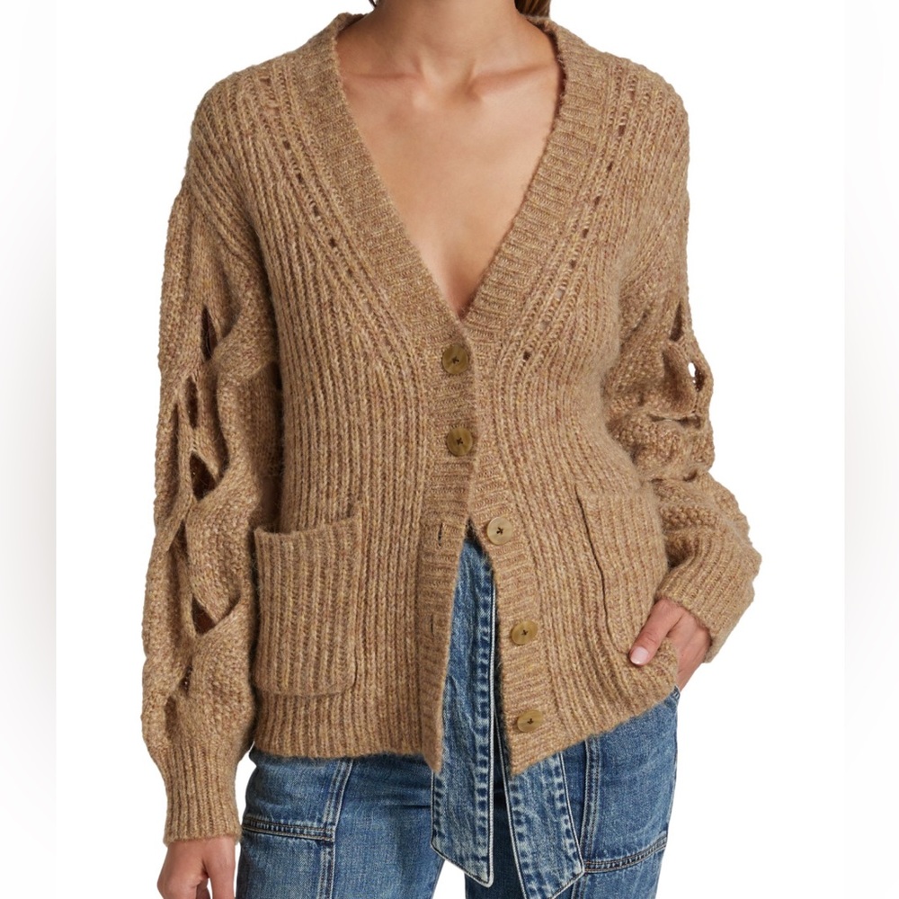 New Jonathan Simkhai Reagan Cardigan - MOJAVE